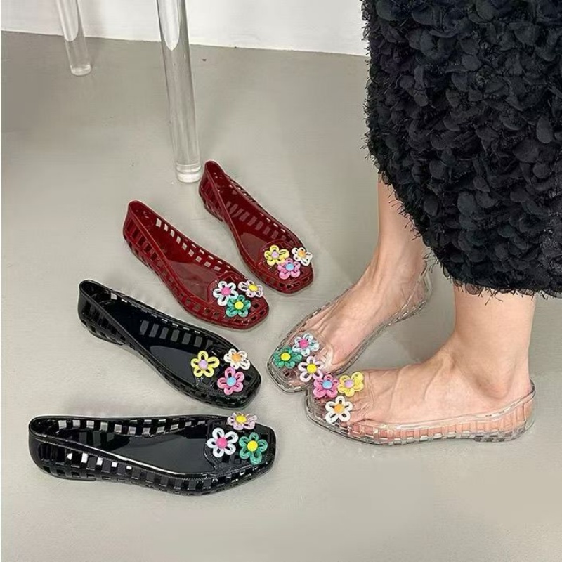 Supply Florist - Wydrążone kawaii buty w stylu dopamine,