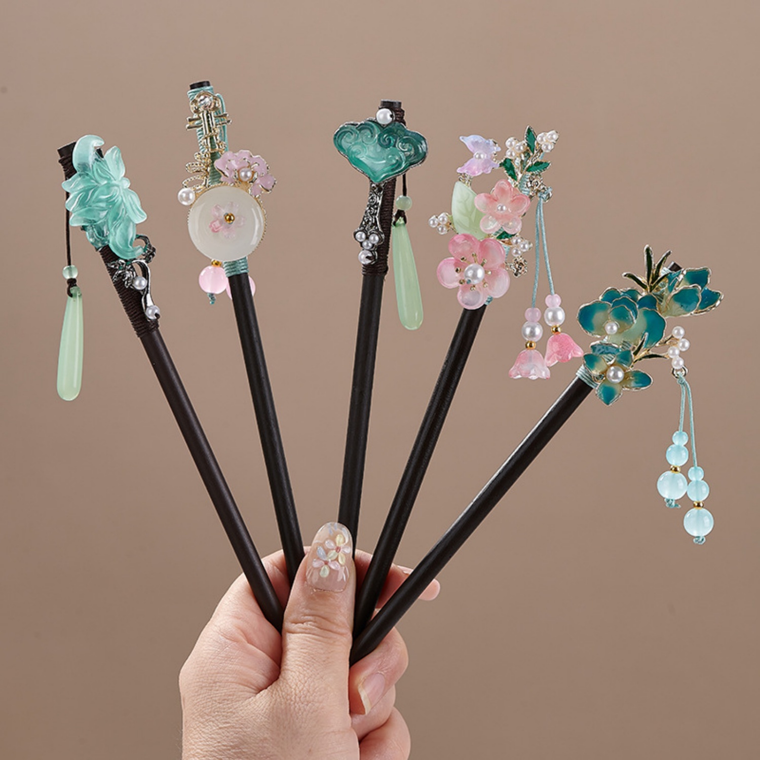 Supply Florist - Vintage spinka do włosów z kwiatami