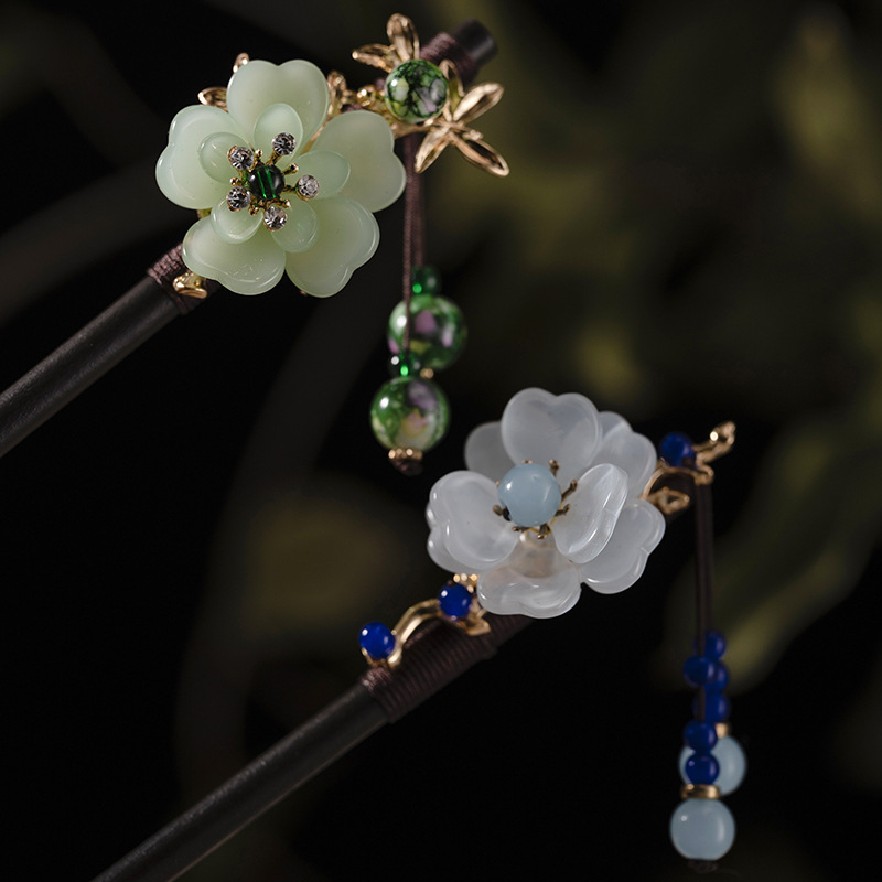 1 szt. Drewniana spinka do wło – Supply Florist recenzja i cena