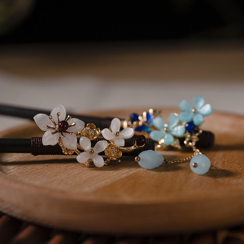 1 szt. Drewniana spinka do wło – Supply Florist recenzja i cena